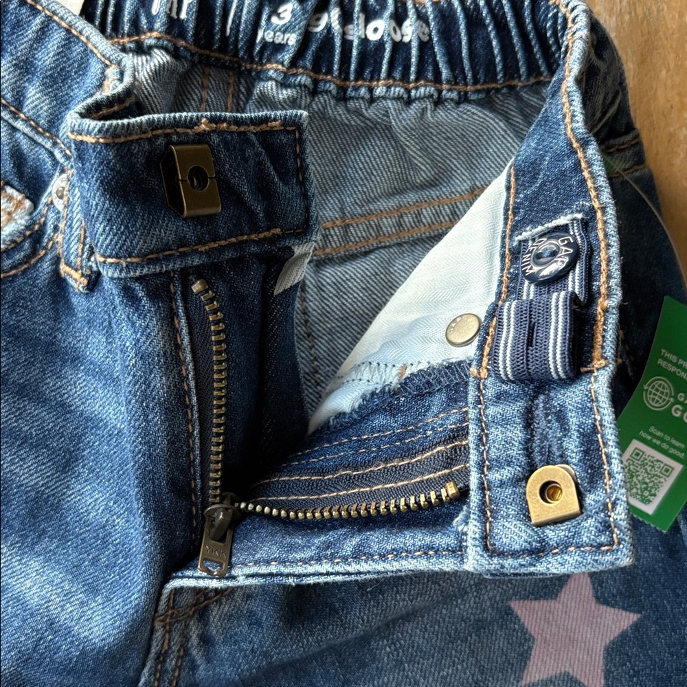NWT GAP Girls Star Jeans 3t - Picture 4 of 5